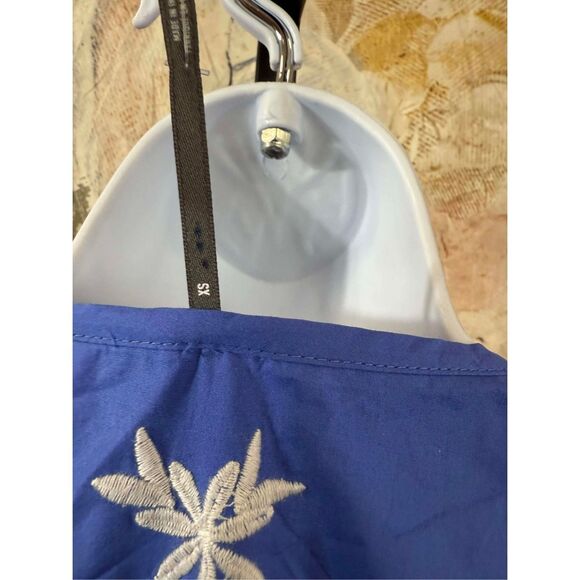 New Anthropologie The Somerset Maxi Dress: Embroidered Edition Navy Size XS - Picture 12 of 15